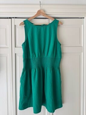 Universal Thread Teal Green Linen Top